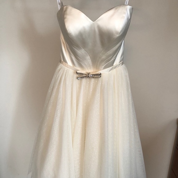 Matthew Christopher Bridal Midi Dress - Picture 9 of 9